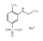 3-ethylamino-4-methyl-benzenesulfonic acid structure