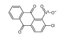 1-Nitro-2-chloroanthraquinone结构式