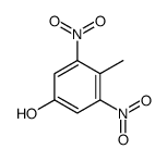 3,5-dinitro-p-cresol Structure