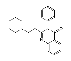 3-phenyl-2-(2-piperidin-1-ylethyl)quinazolin-4-one Structure