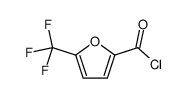 2-Furancarbonyl chloride, 5-(trifluoromethyl)- (9CI)结构式