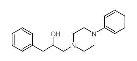 1-Piperazineethanol, .alpha.-benzyl-4-phenyl- Structure