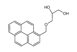 (2S)-3-(pyren-1-ylmethoxy)propane-1,2-diol Structure