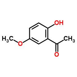 2'-羟基-5'-甲氧基苯乙酮结构式