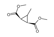 DIMETHYL 3-METHYLCYCLOPROPANE-1,2-DICARBOXYLATE结构式