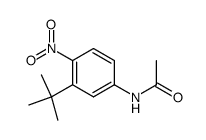 acetic acid-(3-tert-butyl-4-nitro-anilide)结构式