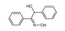 2-Hydroxy-1,2-diphenylethanone (Z)-oxime结构式