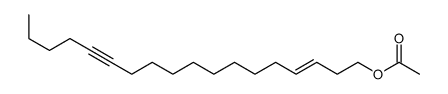(E)-3-Octadecen-13-yn-1-ol acetate结构式