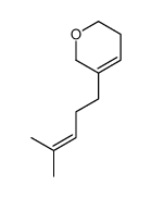 3,6-二氢-5-(4-甲基-3-戊烯基)-2H-吡喃结构式