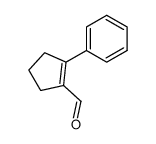 2-Phenyl-cyclopenten-1-carbaldehyd结构式