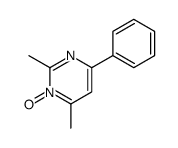 2,6-dimethyl-1-oxido-4-phenylpyrimidin-1-ium结构式
