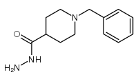 1-苄基哌啶-4-甲酰肼结构式
