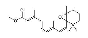 5,6-Epoxy-5,6-dihydroretinoic acid methyl ester Structure