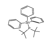 triphenyltin di-t-butylphosphine Structure