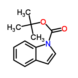 1-(tert-butoxycarbonyl)indole Structure