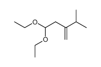 1,1-diethoxy-4-methyl-3-methylenepentane Structure