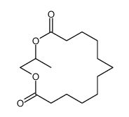 2-methyl-1,4-dioxacyclohexadecane-5,16-dione结构式