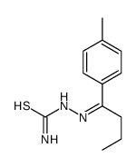 [1-(4-methylphenyl)butylideneamino]thiourea结构式