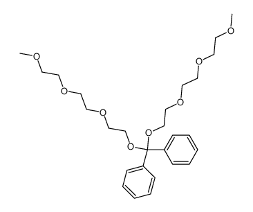 12,12-diphenyl-2,5,8,11,13,16,19,22-octaoxatricosane Structure