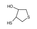 (3R,4R)-4-sulfanylthiolan-3-ol结构式