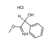 (s)-α-Hydroxybenzolethanimidsaeure-methylester, Hydrochloride结构式