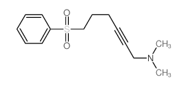 2-Hexyn-1-amine,N,N-dimethyl-6-(phenylsulfonyl)-结构式