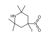 4-iodo-2,2,6,6-tetramethyl-4-nitropiperidine结构式