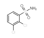 2,3-二氯苯磺酰胺结构式