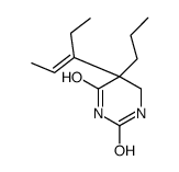 5-pent-2-en-3-yl-5-propyl-1,3-diazinane-2,4-dione结构式