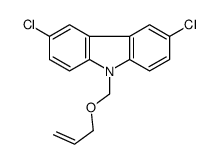 3,6-dichloro-9-(prop-2-enoxymethyl)carbazole Structure