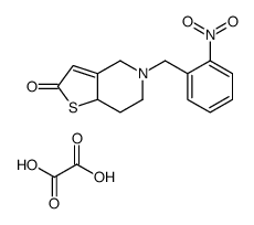 o-Nitrobenzyl-5 tetrahydro-5,6,7,7a 4H-thieno(3,2-c)pyridinone-2 oxala te [French] picture