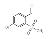 2-甲砜基-4-溴苯甲醛结构式