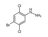 4-Cyano-2,5-dichlorophenylhydrazine hydrochloride结构式