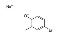 sodium 4-bromo-2,6-xylenolate structure