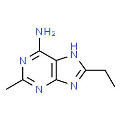 9H-Purin-6-amine,8-ethyl-2-methyl- structure