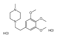 1-methyl-4-[2-(3,4,5-trimethoxyphenyl)ethyl]piperazine,dihydrochloride结构式