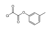 oxalic acid-chloride m-tolyl ester结构式