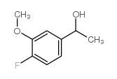 1-(4-氟-3-甲氧基苯基)乙醇结构式