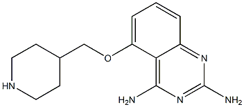 5-(piperidin-4-ylmethoxy)quinazoline-2,4-diamine Structure