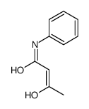3-hydroxy-N-phenylbut-2-enamide Structure
