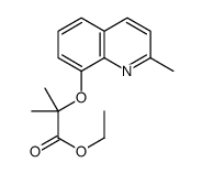 ethyl 2-methyl-2-(2-methylquinolin-8-yl)oxypropanoate Structure