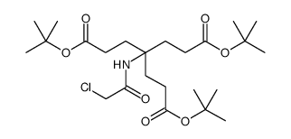 Heptanedioic acid, 4-[(2-chloroacetyl)amino]-4-[3-(1,1-dimethylethoxy)-3-oxopropyl]-, 1,7-bis(1,1-dimethylethyl) ester Structure
