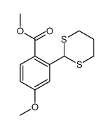methyl 2-(1,3-dithian-2-yl)-4-methoxybenzoate Structure