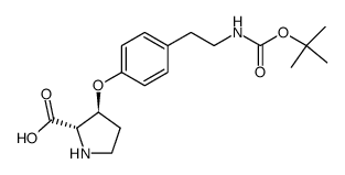 trans-β-ethyl>phenoxy>proline Structure
