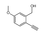 (2-ethynyl-5-methoxyphenyl)methanol Structure