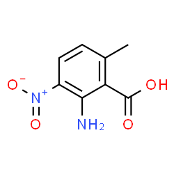 Benzoic acid, 2-amino-6-methyl-3-nitro- (9CI)结构式