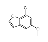 7-chloro-5-methoxy-1-benzofuran Structure
