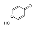 pyran-4-one,hydrochloride Structure