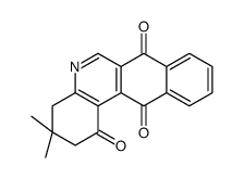 3,3-dimethyl-2,4-dihydrobenzo[j]phenanthridine-1,7,12-trione结构式