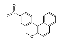 2-methoxy-1-(4-nitrophenyl)naphthalene Structure